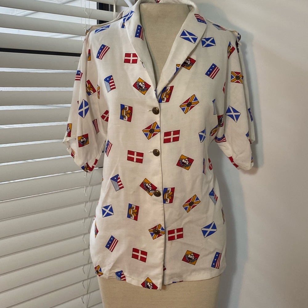 Vintage Nautical Blouse